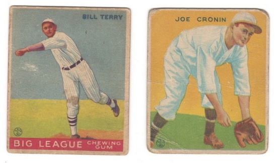 1933 Goudey Gum Co. Baseball Card Lot of (2)