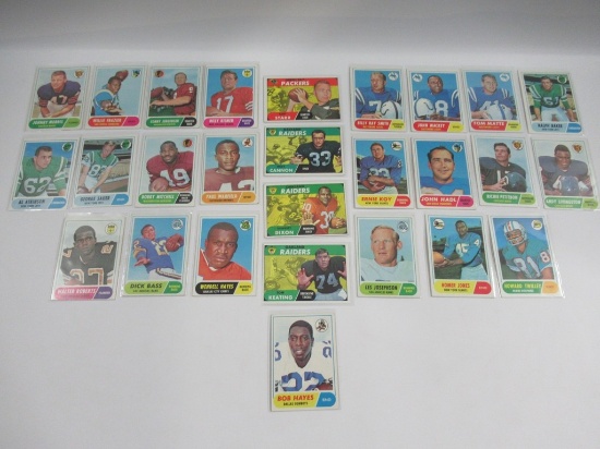 1968 Topps Football Card Lot/Bart Starr
