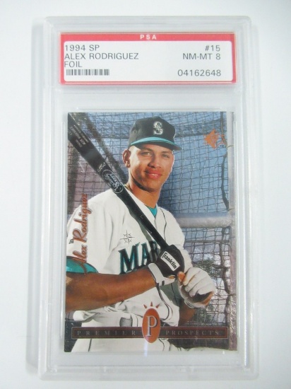 1994 Alex Rodriguez SP Foil Rookie #15 PSA 8