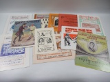 World Series Program Group of (10) 1906-1918