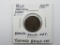 1860 Great Britain Farthing Toothed Beads