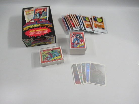 Marvel Universe Series 1 Full Card Set w/Holos