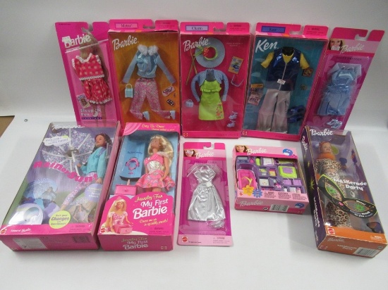 Barbie Doll w/Accessories/Outfits Lot