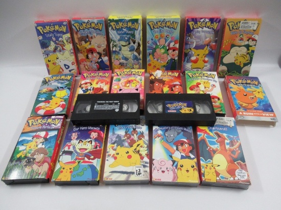 Pokemon VHS Tape Lot