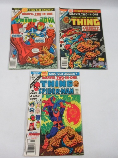 Marvel Two-In-One Annual #1/2/3 Thanos Death