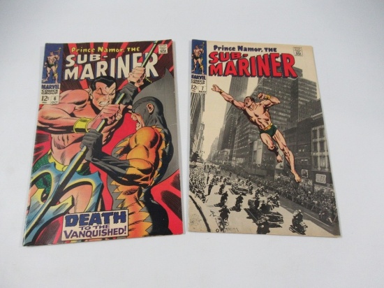 Sub-Mariner #6 + #7/2nd Tiger Shark/Destiny Dies