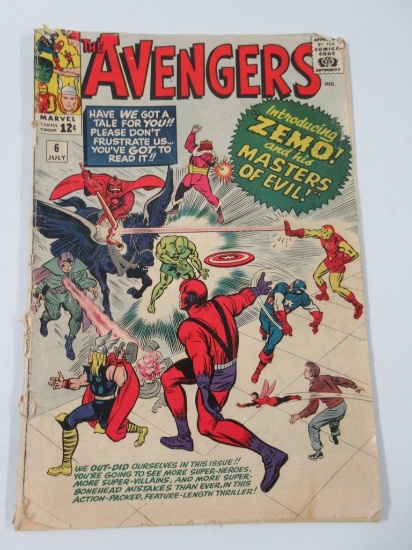 Avengers #6 (1964) 1st Baron Zemo