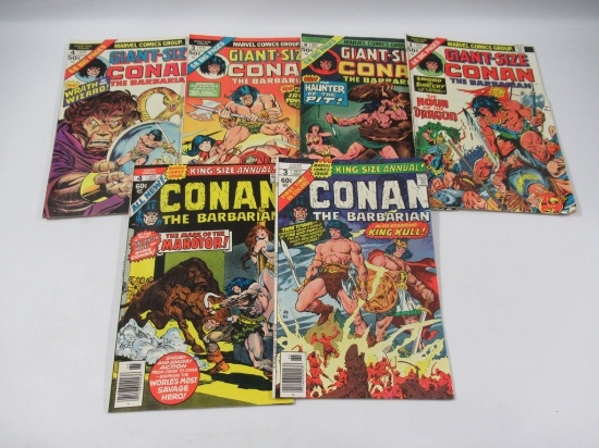 Conan Giant-Size + Annuals Bronze Age Lot