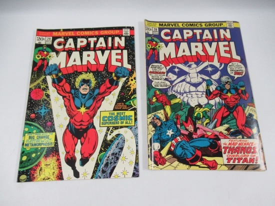 Captain Marvel #28 + #29/Drax/Thanos/More