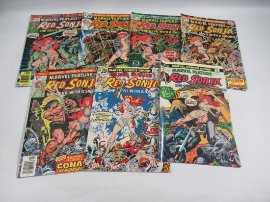 Marvel Feature #1-7 Full Run/Red Sonja