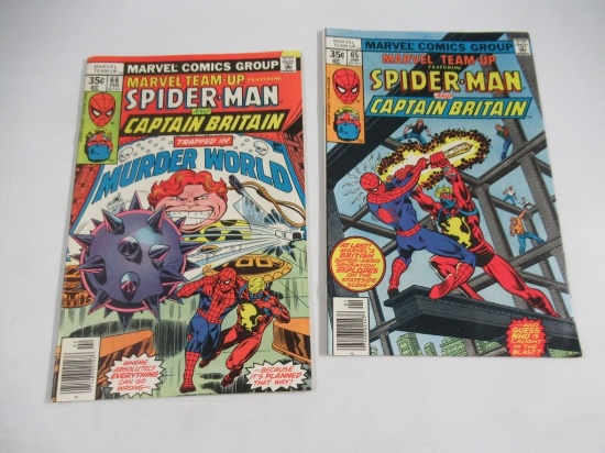 Marvel Team-Up #65 + #66/1st Captain Britain