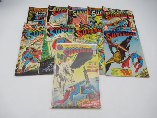 Superman Group of (10) #245-260/1st Terra-Man
