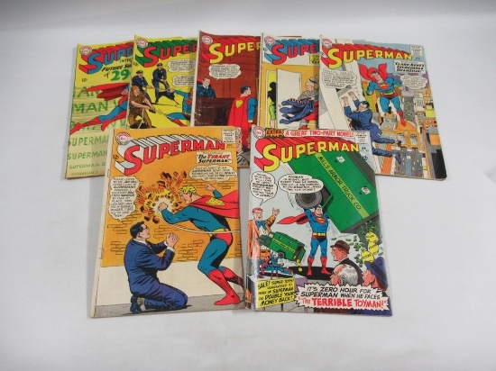 Superman #172/174-1777/181/182 1st Toyman