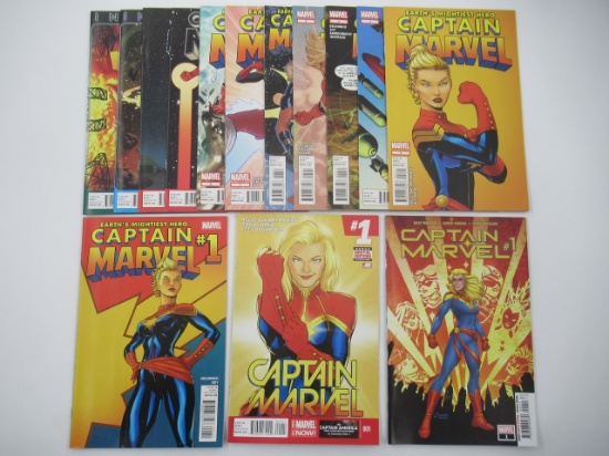Various Captain Marvel Issues Group of (13)