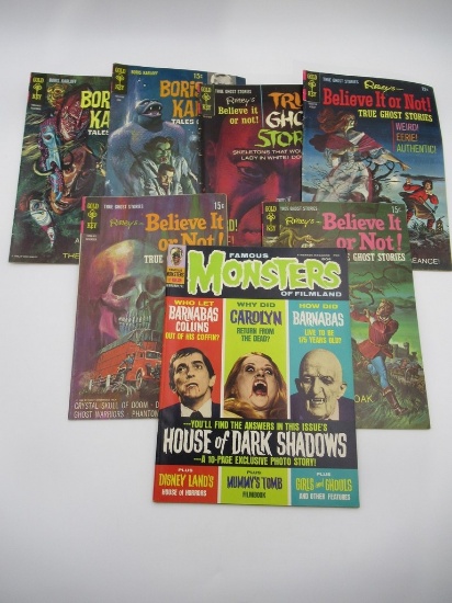 Silver to Bronze Age Horror/Monster Magazine + Comics