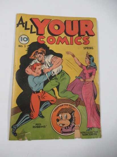 All Your Comics #1 (1946) Golden Age Horror