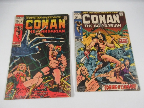 Conan #1 + #4/Key 1st Conan!