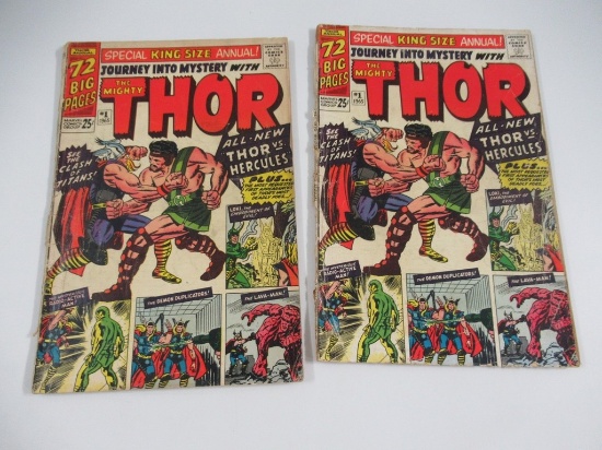 Journey Into Mystery Annual #1 (x2) 1st Hercules!
