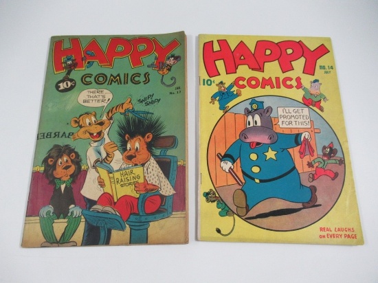 Happy Comics #14 + #17 (1946)
