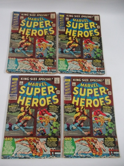 Marvel Super-Heroes #1 (x4) 1966 1st One-Shot!