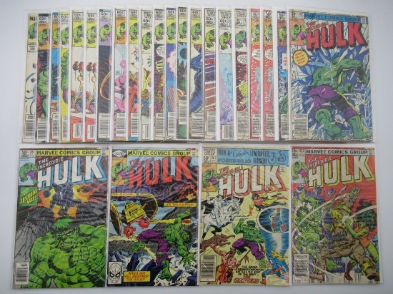Hulk Group of (25) #260-289