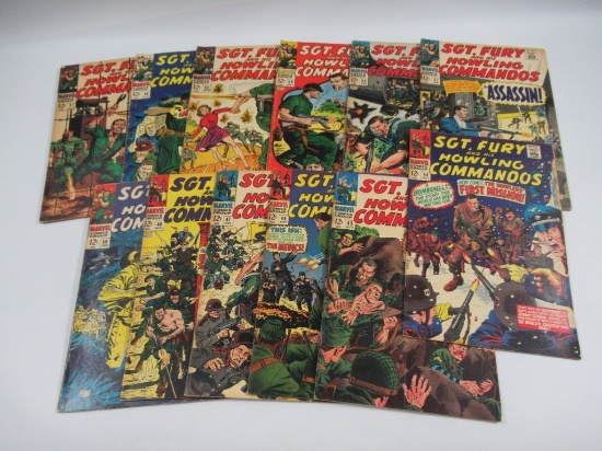 Sgt. Fury Silver Age Group of (12) #44-57