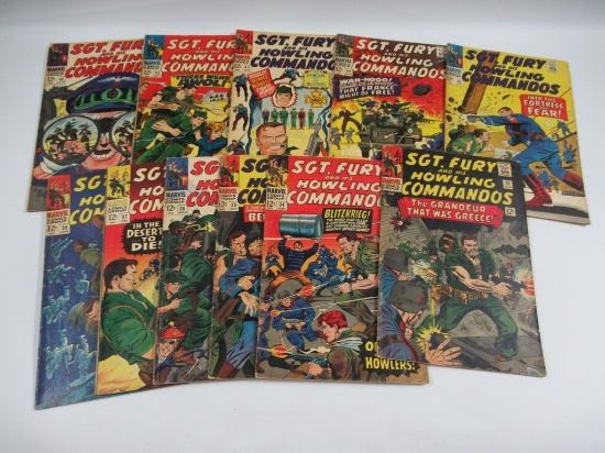 Sgt. Fury Silver Age Lot #33-43