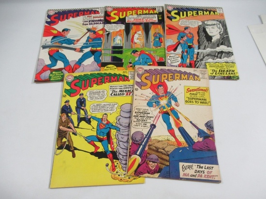 Superman Silver Age Group of (5) #161-196