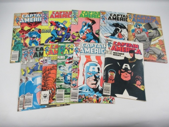 Captain America Group of (11) #290-326/Keys