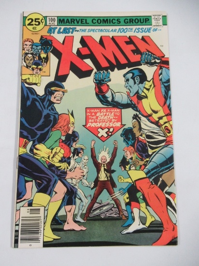 X-Men #100 Old Team Vs. New Team