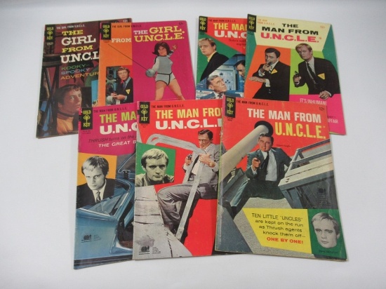 The Man/Girl From U.N.C.L.E. Comic Lot of (7)