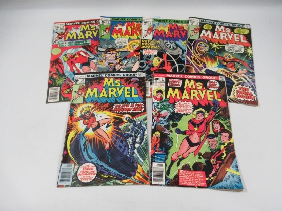 Ms. Marvel #1/3/4/5/7/12 (1977)