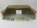 Super Circus Marx Playset 1950 Incomplete