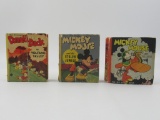 Mickey Mouse/Donald Duck Big Little Books Lot