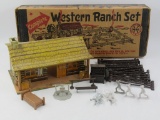 Western Ranch Set Marx 1950s Incomplete