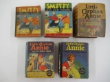 Little Orphan Annie + Smitty Big Little Books Lot
