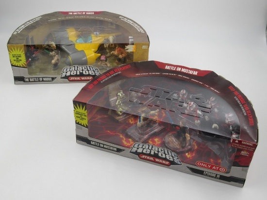 Star Wars Episode I + III Galactic Heroes Figure Sets