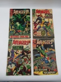 Avengers #31/32/42/45 Silver Age Marvel