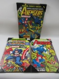 Avengers/Capt. America Comic Wall Art Lot of (3)