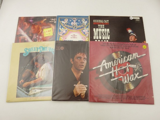 Broadway & Film Musicals/Productions Vinyl Record Lot of (6)