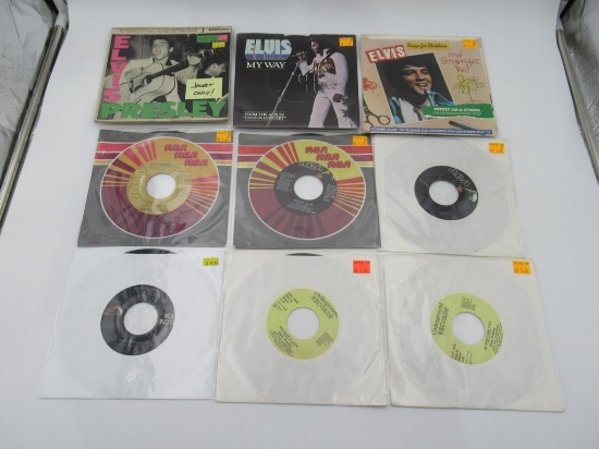 Elvis Presley 7" Singles Lot of (9)