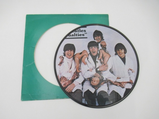 The Beatles Casualties Rare 1981 Picture Disc Vinyl Record