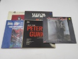 Crime Fiction Movie Soundtrack Related Vinyl Record Lot of (5)