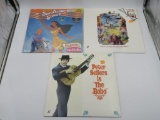 Family Friendly Entertainment Related LaserDisc Lot of (3)