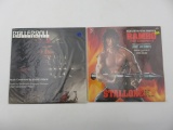 Rambo & Rollerball Soundtrack Vinyl Record Lot of (2)