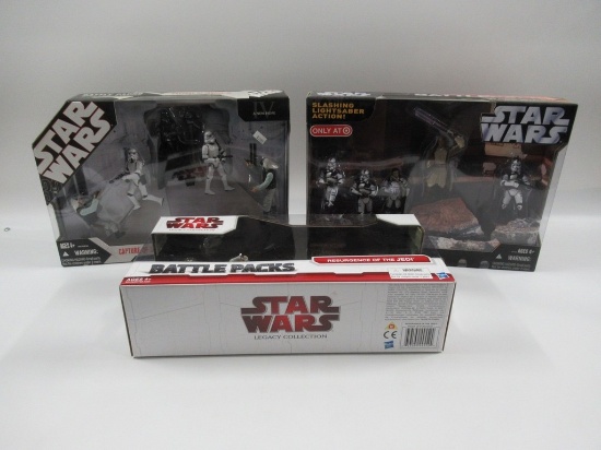 Star Wars Multi-Figure Battle Packs Lot