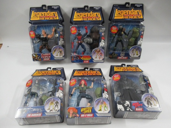 Legendary Comic Book Heroes Figure Set w/BAF
