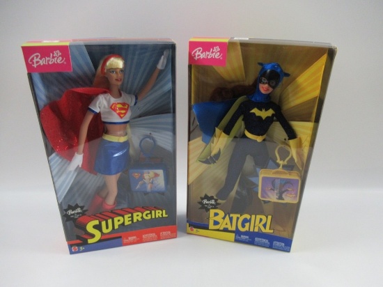 Batgirl/Supergirl Barbie Doll/Figure Lot