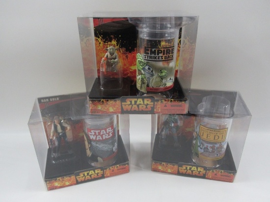 Star Wars Figures w/Cup Sets Lot
