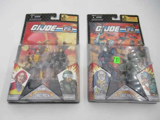 G.I. Joe Action Figure 2-Pack Lot/Comic Packs